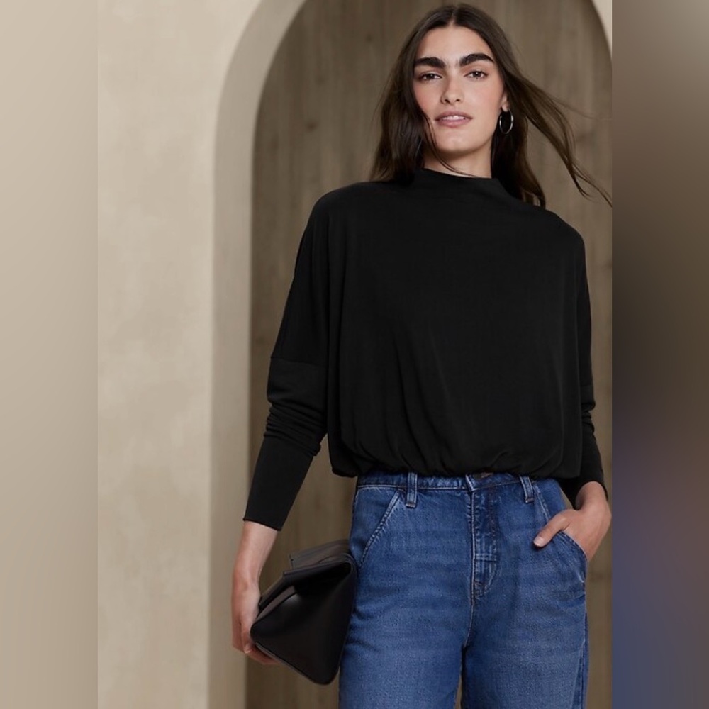 Banana Republic SANDWASH DOLMAN-SLEEVE TOP